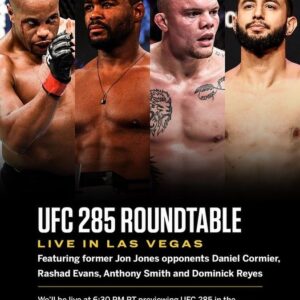 Rashad Evans Instagram - Join us for a UFC round table discussion on our fights with Jon Jones.. Should be very interesting.. therapeutic if you will.. 🤣🤣🤣🤣