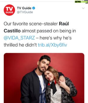 Raúl Castillo Instagram - Look Mom, I’m on @tvguide