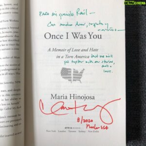 Raúl Castillo Instagram - So excited to share this with you all. My dear friend, the brilliant journalist and writer Maria Hinojosa @maria_la_hinojosa has published her new book Once I Was You. Just received my signed copy in the mail and I couldn’t be more thrilled. Earlier this year I was honored when Maria asked me to read the galley proof of what was to be her new book. I was a huge fan of Raising Raúl, her chronicle of motherhood and parenting. She has the gift of taking her own personal experience of a subject and examining it through a universal lens. Here she tackles immigration in the U.S. She tells us the story of her own family’s migration to this country and through that examines the current state of things. She gets to the hard truths. As a first-generation Mexican American, her story hits close to home. I encourage you all to pick up a copy. (Note: maybe you’ll catch my name in the acknowledgments in the back!!) “Anyone striving to understand and improve this country should read her story.” - Gloria Steinem