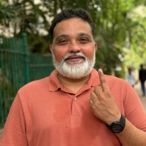 Ravi Jadhav Instagram - Voting is our right. Voting is our responsibility. 🗳️✨

Make your voice heard. Your vote matters. #Vote2024 #DemocracyInAction #makeadifference 
@meghana_jadhav @anshjofficial