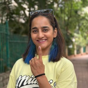Ravi Jadhav Instagram - Voting is our right. Voting is our responsibility. 🗳️✨

Make your voice heard. Your vote matters. #Vote2024 #DemocracyInAction #makeadifference 
@meghana_jadhav @anshjofficial