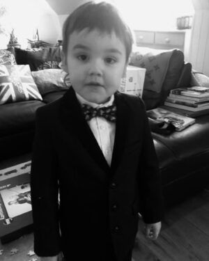 Ray Winstone Instagram - Today my Beautiful Grandson Raymond Jnr is 8 years of age, Nanny and Grandad love yer very much. Have a great day and a beautiful life 😘🙏⚒️