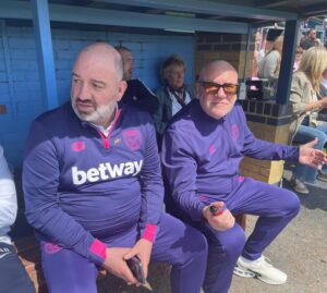 Ray Winstone Instagram - Fabulous day yesterday at the Steve Dukes charity day for Essex and Herts air ambulance. Amazing turn out from the fans and players. Congratulations to Steve and family for once again putting together this fantastic event and a special thank you Rod and Penny for their support.
Steve has raised over £200k up to now with the help of the local people 🙏

And a special shout out to the RAF boys who did the honours on the day 🇬🇧