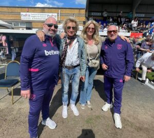 Ray Winstone Instagram - Fabulous day yesterday at the Steve Dukes charity day for Essex and Herts air ambulance. Amazing turn out from the fans and players. Congratulations to Steve and family for once again putting together this fantastic event and a special thank you Rod and Penny for their support.
Steve has raised over £200k up to now with the help of the local people 🙏

And a special shout out to the RAF boys who did the honours on the day 🇬🇧