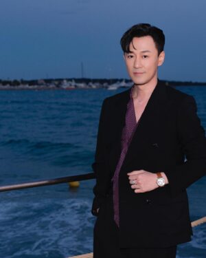 Raymond Lam Instagram - 謝謝@Chopard的邀請！讓我可以一嘗米芝蓮二星大廚準備的南法風味晚餐😋

#ChopardLovesCinema
#ChopardLUC 
@chopard