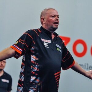 Raymond van Barneveld Instagram - 🗣️ Extremely happy with tonight’s win. 

It wasn’t easy but I’ve worked very hard and now it’s showing finally. Not easy having to play the world number 1 but it was a great game and Gezzy was gracious in defeat.

It is possible we might even meet again!
 
Still work to be done though. 

Thank you for the support from my sponsors and the Barney Army as always. 🐅 

@targetdarts 
@totodartkings 
@iqselectbv 
Bengi.Nl 
And tournament sponsors @cazoo

📷 @pvdarts180 
#pdcdarts #pdc #darts #gsod2022 #RvB #RaymondvanBarneveld #Barneyarmy