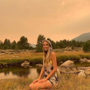 Reanin Johannink Instagram - Playing in ash, under a red sun. The fires have been creating an ominous, apocalyptic light ☄️
