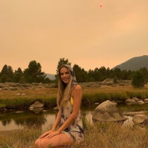 Reanin Johannink Instagram - Playing in ash, under a red sun. The fires have been creating an ominous, apocalyptic light ☄️