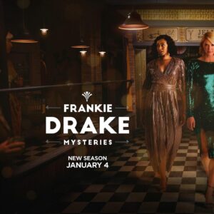 Rebecca Liddiard Instagram - Start your lockdown 2.0 right #frankiedrakemysteries is going glam! Well maybe not in tonight’s ep...You’ll see what I mean. We’re on tonight @cbcfrankiedrake 9pm!