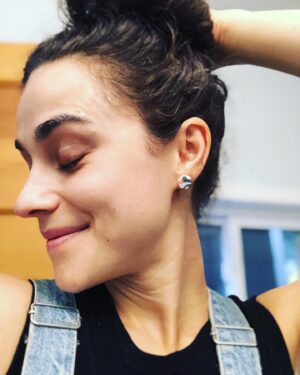 Rebecca Liddiard Instagram - Visited the #danfortheastartsfair  and bought myself some housecleaning jewelry. @tatapari 

Support your local artists!!!