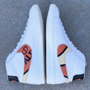 Rebecca Lobo Instagram - Got these customs to celebrate the 25th anniversary of the @wnba . Blessed to be a part of all 25 as a player and  broadcaster. ( Idea and execution : @kshaffstallkicks_ )