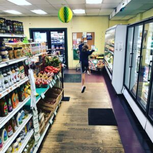 Rebecca Lobo Instagram - At what age do we stop running and jumping in the aisles of the grocery store? #HopeThisKidNeverStops