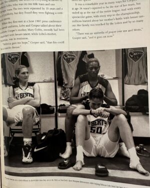 Rebecca Lobo Instagram - Didn’t expect to come across this photo today. Brings back great memories from the @wnba inaugural season (1997). Pregame ritual: @iamkymhampton would braid my hair. @violetcoveoysterco would make us laugh.