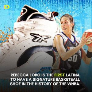 Rebecca Lobo Instagram - After Team USA won gold, Rebecca Lobo became one of the first three players to join and headline the newly formed WNBA. After Lobo was named the unanimous national player of the year, she skipped her college graduation to try out for Team USA. 

A month before she made the roster for the 1996 Olympics, Lobo traveled to Reebok’s headquarters in Stoughton, Massachusetts, where she signed a deal with the brand.

📸: @andscape