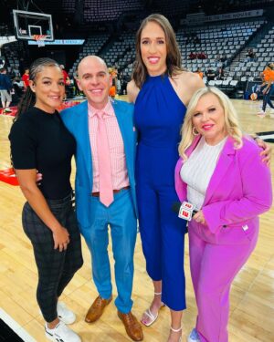Rebecca Lobo Instagram - WNBA Finals Game Crew, circa 2022.