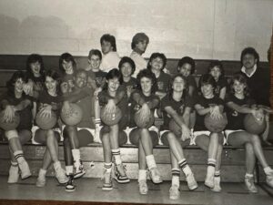 Rebecca Lobo Instagram - First school team ever. Powder Mill Middle School in Southwick, Ma. 7th grade, 12 years old, signed my name as “R. Lobo” 😂😂.
(Found a box of old photos when I was cleaning the basement today.)