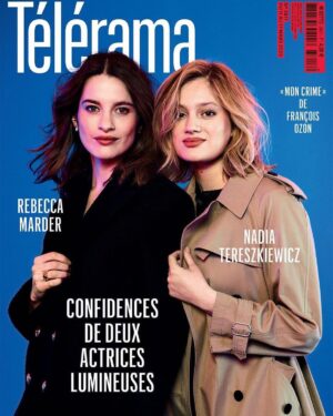 Rebecca Marder Instagram - Mon Crime de @ozonfrancois 
Le 8 mars au cinéma 
Merci @telerama 💫✨