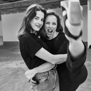 Rebecca Marder Instagram - Sister: The cherry in the cake of life 🍒 
My sounding board @ellamarder 
Photos by the amazing @stefanrappo