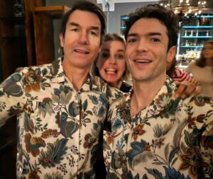 Rebecca Romijn Instagram - Happy Easter from our family to yours.  @ethangpeck @startrekonpplus @startrek @mrjerryoc @nakedandfamousdenim