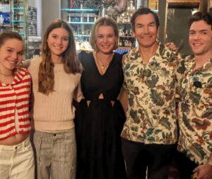Rebecca Romijn Instagram - Happy Easter from our family to yours.  @ethangpeck @startrekonpplus @startrek @mrjerryoc @nakedandfamousdenim
