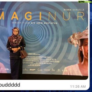 Redza Minhat Instagram - my mother attended the premiere, and it is the only validation that counts. #imaginur #imaginurfilm 23/02/2023