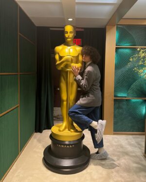 Reece Feldman Instagram - OSCARS TOMORROW. WATCH THEM… or else. 🫥

@theacademy #oscars #oscars2024