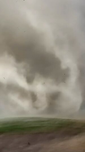 Reed Timmer Instagram - Powerful multiple vortex #tornado folds up a wind turbine like a paper plane south of Greenfield, Iowa @weathermike