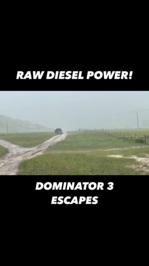 Reed Timmer Instagram - Check out the raw diesel power with the new turbo from @jakescustomdiesel getting the Dominator 3 out of a pickle on the #tornado yesterday in Little Missouri grassland, ND!