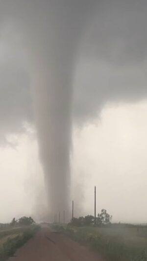Reed Timmer Instagram - Massive stovepipe #tornado intercept just as the Dominator Fore engine blew up!! We tow it out tomorrow! Stay tuned