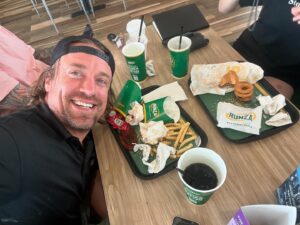 Reed Timmer Instagram - We have eaten Runzas three times a day whenever possible and we are THRIVING.