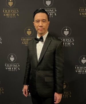 Reggie Lee Instagram - #aboutlastnight Man what a night @townhallnyc for the #TOFA Awards! What an honor to be honored among such an influential #Filipino community. Doctors, mayors, philanthropists, producers, designers, journalists, chefs and more. Seeking to bring visibility to our community and being able to get together and bridge ideas will only make us stronger and more powerful in our future ideas and endeavors.  As the second largest Asian American community in the United States, we are the least represented in the media.  It’s time to change that.  Our stories deserve to be seen and heard as part of the fabric of this great nation.  Let’s do this! Thank you #TOFA and @elton_lugay !  And thank you @theolivertolentino ,  a past awardee, for designing this crazy amazing tux for me.  What an honor to wear it for this event.  And thank you @janetrnepales for some of these photos.  Onward and upward.  Let’s go! 👊🏽👊🏽👊🏽🇵🇭🇵🇭🇵🇭