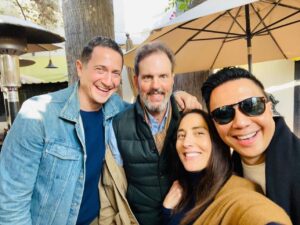 Reggie Lee Instagram - Hi. 🎄🎅🏻❤️. @nbcgrimm 

#Repost from @realbreeturner
•
Wesen who lunch. ❤️