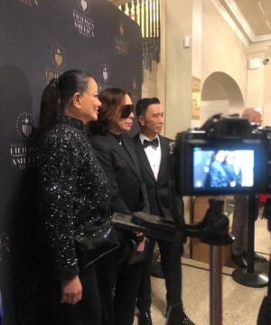 Reggie Lee Instagram - #aboutlastnight Man what a night @townhallnyc for the #TOFA Awards! What an honor to be honored among such an influential #Filipino community. Doctors, mayors, philanthropists, producers, designers, journalists, chefs and more. Seeking to bring visibility to our community and being able to get together and bridge ideas will only make us stronger and more powerful in our future ideas and endeavors.  As the second largest Asian American community in the United States, we are the least represented in the media.  It’s time to change that.  Our stories deserve to be seen and heard as part of the fabric of this great nation.  Let’s do this! Thank you #TOFA and @elton_lugay !  And thank you @theolivertolentino ,  a past awardee, for designing this crazy amazing tux for me.  What an honor to wear it for this event.  And thank you @janetrnepales for some of these photos.  Onward and upward.  Let’s go! 👊🏽👊🏽👊🏽🇵🇭🇵🇭🇵🇭
