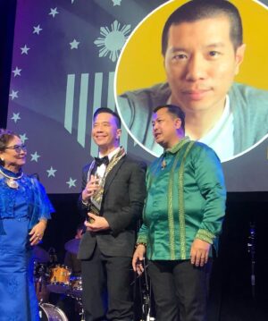 Reggie Lee Instagram - #aboutlastnight Man what a night @townhallnyc for the #TOFA Awards! What an honor to be honored among such an influential #Filipino community. Doctors, mayors, philanthropists, producers, designers, journalists, chefs and more. Seeking to bring visibility to our community and being able to get together and bridge ideas will only make us stronger and more powerful in our future ideas and endeavors.  As the second largest Asian American community in the United States, we are the least represented in the media.  It’s time to change that.  Our stories deserve to be seen and heard as part of the fabric of this great nation.  Let’s do this! Thank you #TOFA and @elton_lugay !  And thank you @theolivertolentino ,  a past awardee, for designing this crazy amazing tux for me.  What an honor to wear it for this event.  And thank you @janetrnepales for some of these photos.  Onward and upward.  Let’s go! 👊🏽👊🏽👊🏽🇵🇭🇵🇭🇵🇭