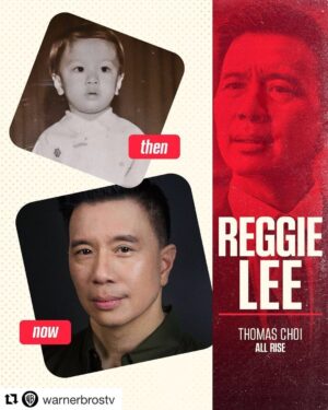 Reggie Lee Instagram - Taking over the Instagram stories today for @warnerbrostv in honor of Asian American and Pacific Islander Heritage month AND our series finale of @allrisecbs 😢tonight!! You will not want to miss tonight’s EPIC finale!! Head over to @warnerbrostv to follow my stories through the day leading up to and after tonight’s series finale.  Which will be interesting since I’ve never posted a story in my life! 🤣. #letsdodis.  #Repost @warnerbrostv 
・・・
Then ➡️ Now
Filipino-American actor, Reggie Lee, plays Thomas Choi on CBS’s All Rise. He’ll be taking over our Instagram today for the final takeover in our AAPI Heritage Month celebration. #AAPIHeritageMonthWBTV