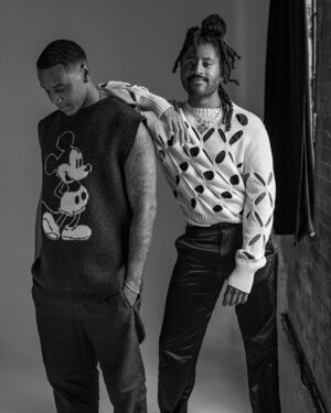 Reggie Yates Instagram - Nothing beats family… Nothing better than when you can call family a friend. The AMAZING @misanharriman shot my brother @cobbieyates and I for @disneyuk and their @medicinema_charity which which builds and runs cinemas in NHS hospitals for patient wellbeing. 

Inspired by the bond between Mickey & friends to mark International Friendship Day, my friend, my brother and collaborator on my first film @piratesfilm we got our pose on for Mickey & Friends: The Power of Friendship series to raise crucial awareness for Disney’s non-profit partner @medicinema_charity 

The full series will be available to explore via a virtual gallery, launching in September later this year.
   
#MickeyFriendsStayTrue
#ThePowerofFriendship