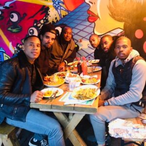 Reggie Yates Instagram - Sometimes looking left and right can be counter productive. Sometimes it can be inspiring. Two years since this photo and I’m still shook by what this table has and will go on to achieve. 

Feeling very thankful for the journey... Gemini season is in full effect. Birthday cake loading....