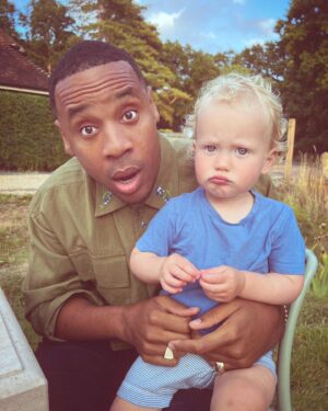 Reggie Yates Instagram - You know you’re getting older when they’re growing, but you think you’re still the same. #Godfather #Brandonotpacino #wheresmycigar