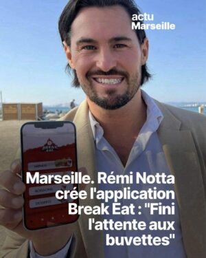 Rémi Notta Instagram - Un grand merci à @actu.fr_marseille pour ce magnifique article sur mon application @breakeatapp retrouver l’intégralité de cet article sur le lien en story ! #marseille #breakeat #actu #actumarseille #sport #application