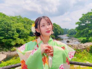 Rena Hasegawa Instagram - 👘📷💕

#新潟　#胎内市　#米粉フェスタ #米粉　#浴衣　#浴衣ヘア #浴衣ヘアアレンジ #声優 #自然