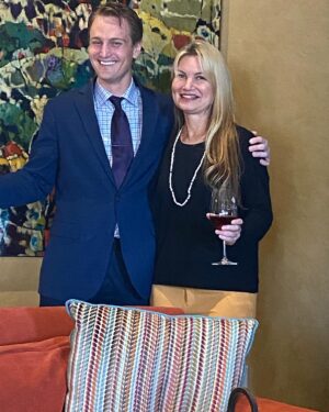 Rena Riffel Instagram - Celebrating the release of Art And Wine Magazine at Allegretto. Entertainment by Ayrton 🎵 #saturday