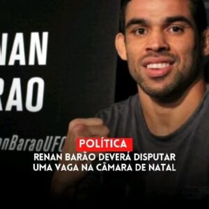Renan Barão Instagram - Mais um nome deverá disputar uma cadeira na Câmara de Natal em 2024, dessa vez o nome é o do lutador de MMA @renanbaraoufc . Que já está se articulando e vem com chances reais de êxito em Seu projeto.

Renan Barão além de ser muito conhecido, tem muita aceitação da população e  principalmente no seguimento que mais cresce o MMA, com milhares de adeptos .

Renan Mota Do Nascimento Pegado, mais conhecido como Renan Barão, é um lutador de MMA brasileiro e ex-Campeão Peso Galo do UFC