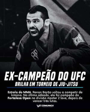 Renan Barão Instagram - Ídolo no UFC, Renan Barão (@renanbaraoufc) voltou a competir Jiu-Jitsu novamente. O faixa-preta da Kimura brilhou no Fortaleza Open da @ibjjf, no último sábado, ao vencer três lutas. 

Como lutador de MMA profissional, Barão tem 34 vitórias e apenas 9 derrotas em seu cartel. 

Ele brilhou no UFC com vitórias sobre Urijah Faber (2x), Scott Jorgensen, Eddie Wineland e outras feras. 

Sinistro, @renanbaraoufc! 

Oferecimento: @seda.college | @bjjprotech 

#JiuJitsunoVF #grappling #vfcomunica #porrada #bjj #esporte