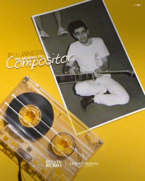 Renato Russo Instagram - Hoje é #DiaMundialDoCompositor. Aproveita e conta/canta pra gente: Qual composição do Renato Russo é a sua favorita? 

#RenatoRusso 
#RenatoRussoEterno 
#LegiãoUrbanaProduções