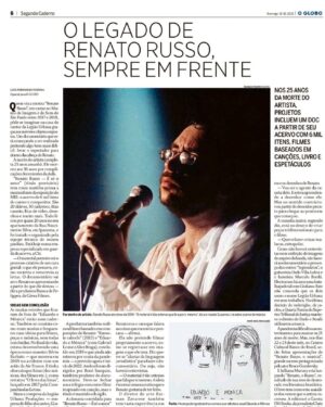 Renato Russo Instagram - O legado de Renato Russo é eterno. Em breve, documentário sobre o acervo, exposições itinerantes e muito mais! 

#RenatoRussoVive 
#RenatoRusso25Anos 
#LegiãoUrbanaProduções