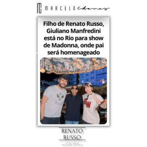 Renato Russo Instagram - The Celebration Tour.

Entrevista Completa: Link no Story