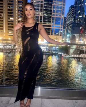 Renellè Nicole Instagram - In the city that has my heart 🦋💜