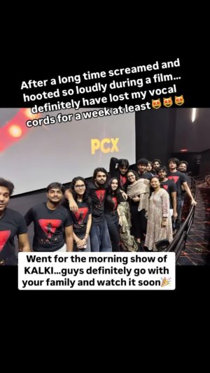 Renu Desai Instagram - KALKI fans here🤩🩵🎉🥰