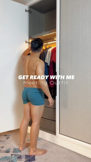 Renz Lagria Instagram - Get ready with me: Meeting outfit. LINK IN BIO 📌 #koreantrousers #qualifitph #ootdformen #chinesecollarpolo #officeoutfitformen #trending