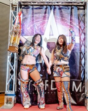 Reo Hazuki Instagram - 史上初！同一タッグでゴッデス3度目の奪還✨

 #STARDOM #スターダム #女子プロレス
 #STARS #FWC #STC #同級生ず
 #コグマ #葉月 #HAZUKI #はづらー村